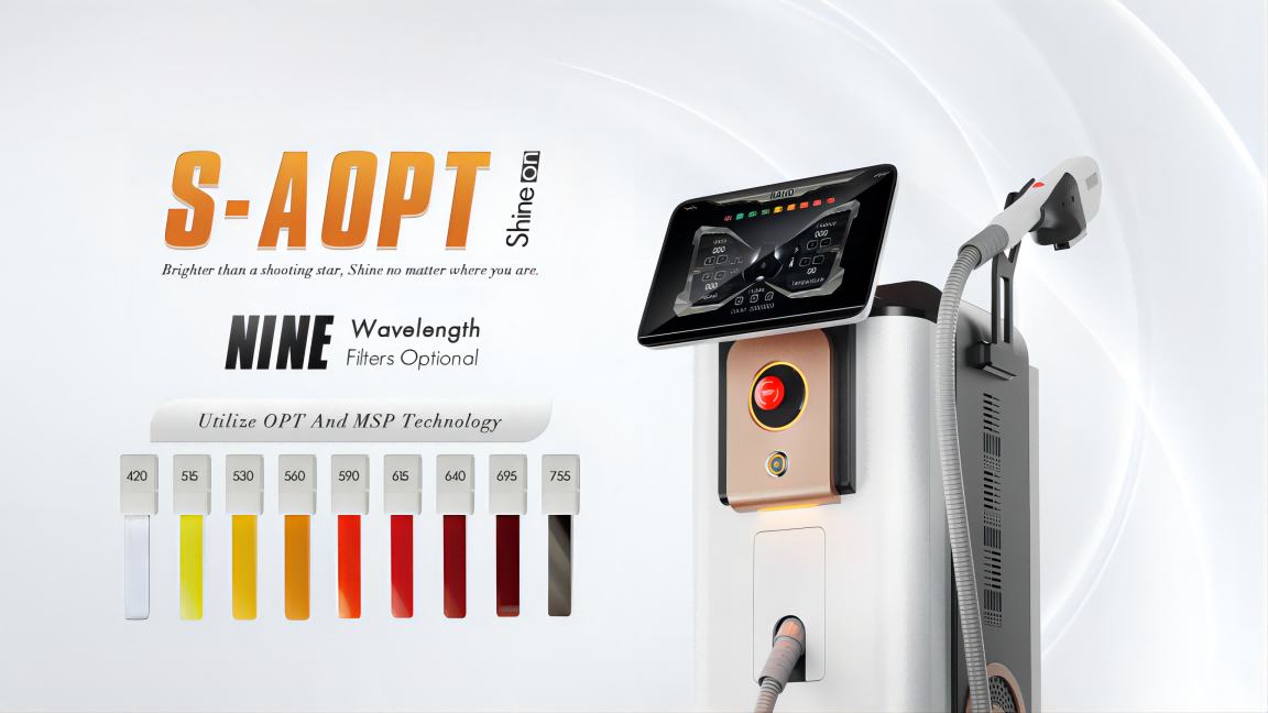 IPL machine chaque filtre