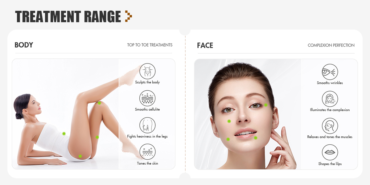 10Machine de beauté à rouleaux non invasive 