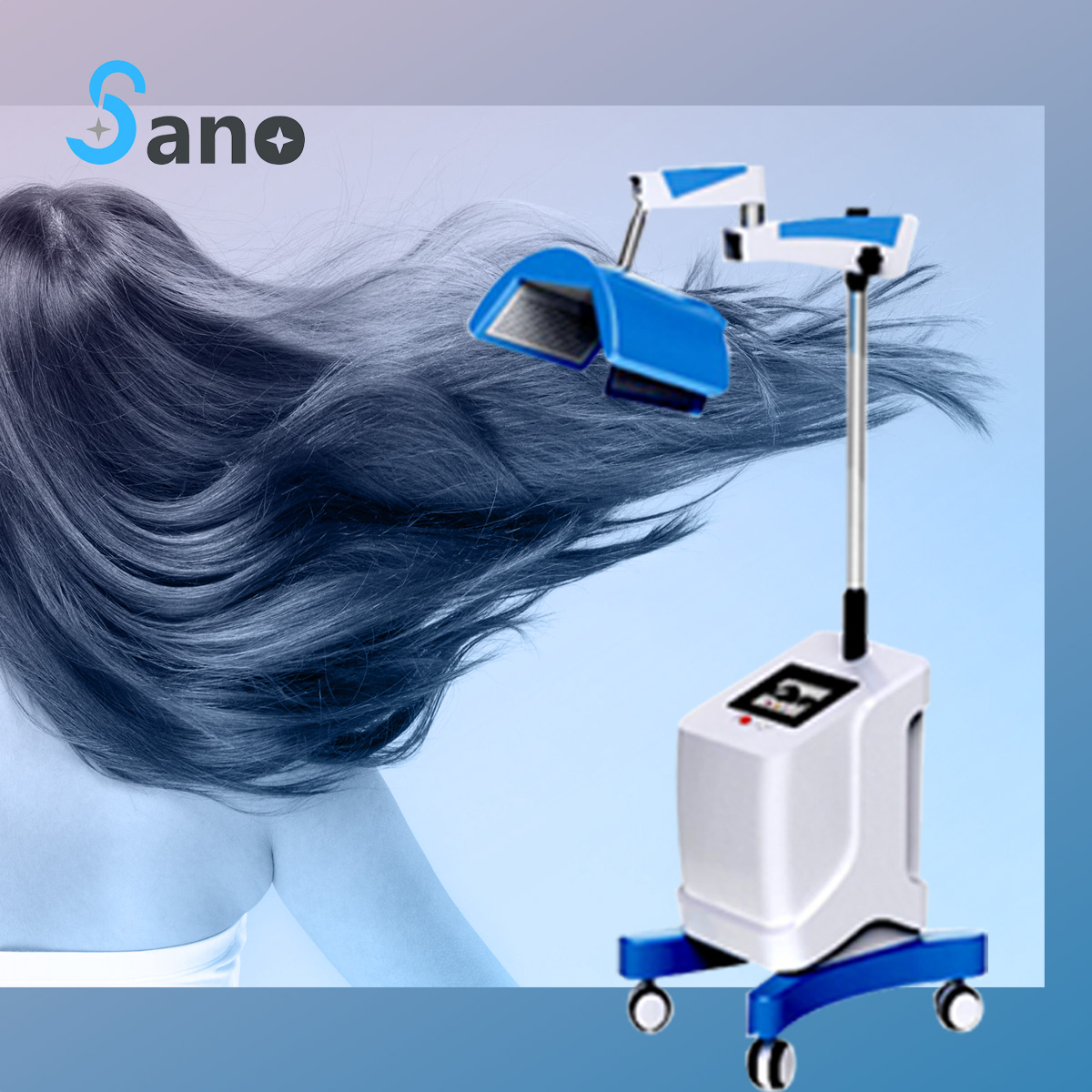 Machine de repousse des cheveux au laser à diode